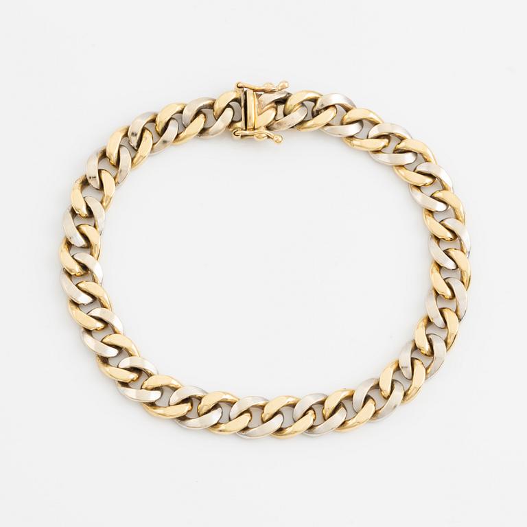 Bracelet 18K gold and white gold.