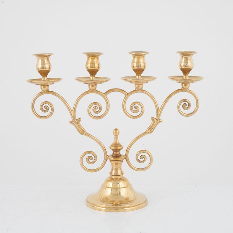 Kandelaber, Skultuna Messingsbruk, 1989.