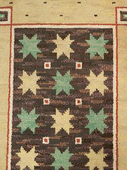 Märta Måås-Fjetterström, A carpet, "Il Greco", knotted pile, ca 308 x 208-209,5 cm, signed AB MMF.