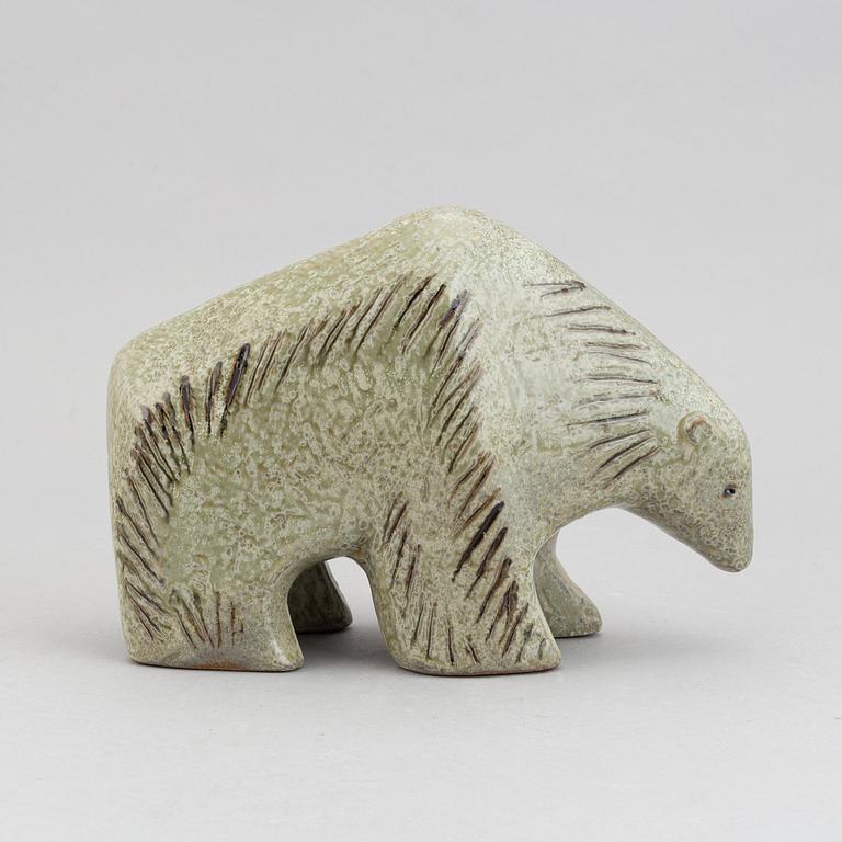Lisa Larson, a stoneware figurine, 'Isbjörn' from the series 'Stora Zoo', Gustavsberg.