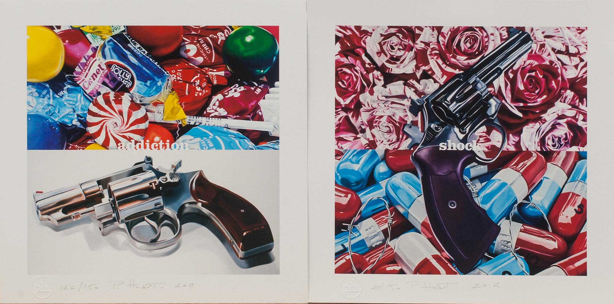 PHILIPPE HUART, 2 st, gicléetryck, signerade och numrerade 126/150 resp. 29/150.