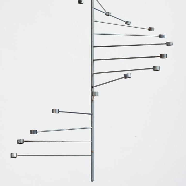 Poul Kjaerholm, a "PK 101" chandelier for E Kold Christensen, Denmark post 1956.