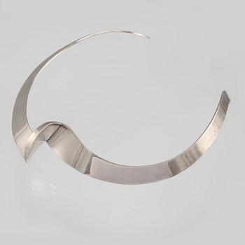 COLLIER, sterlingsilver, Karl Erik Palmberg för Alton, Falköping, 1978. Vikt 48,7 gram.