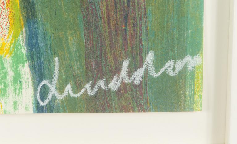 Bengt Lindström, lithograph in colours, signed and numbered 126/333.