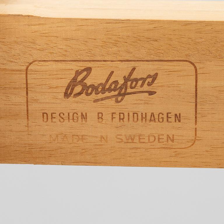 Bertil Fridhagen, dining group, 7 pieces, "Diamant", Bodafors, 1960s.