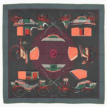 Hermès, scarf, "Les Voitures a Transformation".