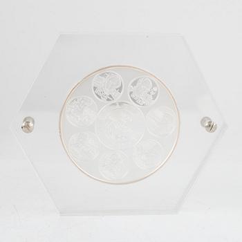 Medalj, silver, Ätten Bernadotte, 1000 gram.