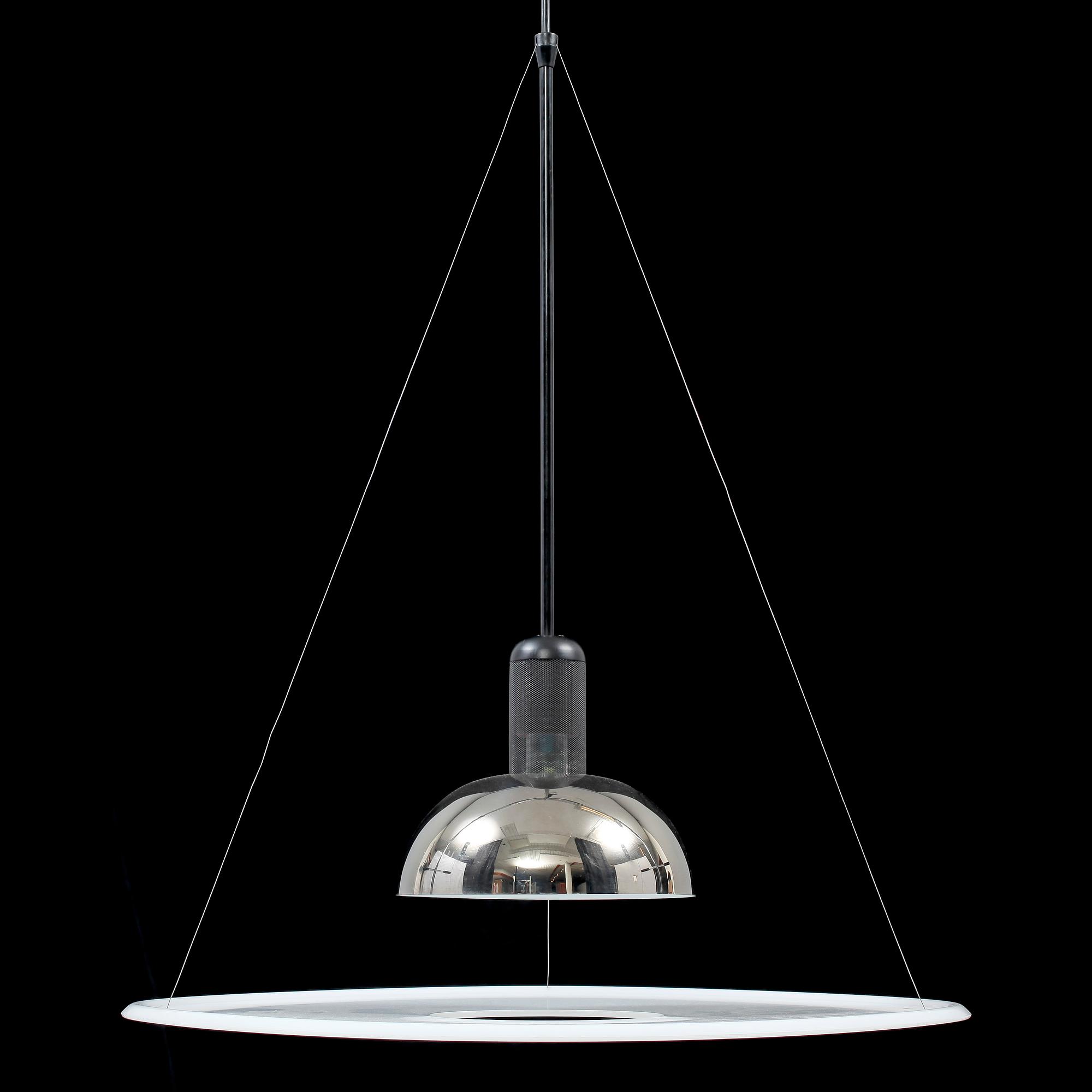 TAKLAMPA, "Frisbi", Achille Castiglionis, Flos, 1900/2000-tal. H 73.