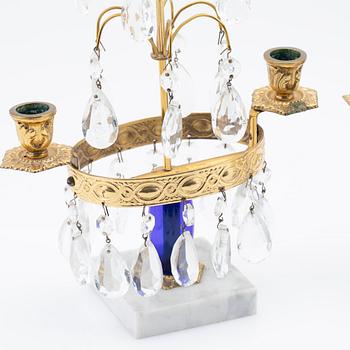 Table lamps, a pair 20th century.