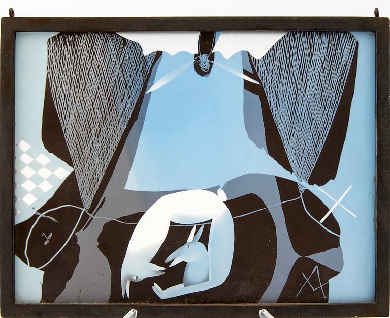 Ann Wolff (Wärff), window, Stenhytta Glasstudio Transjö.