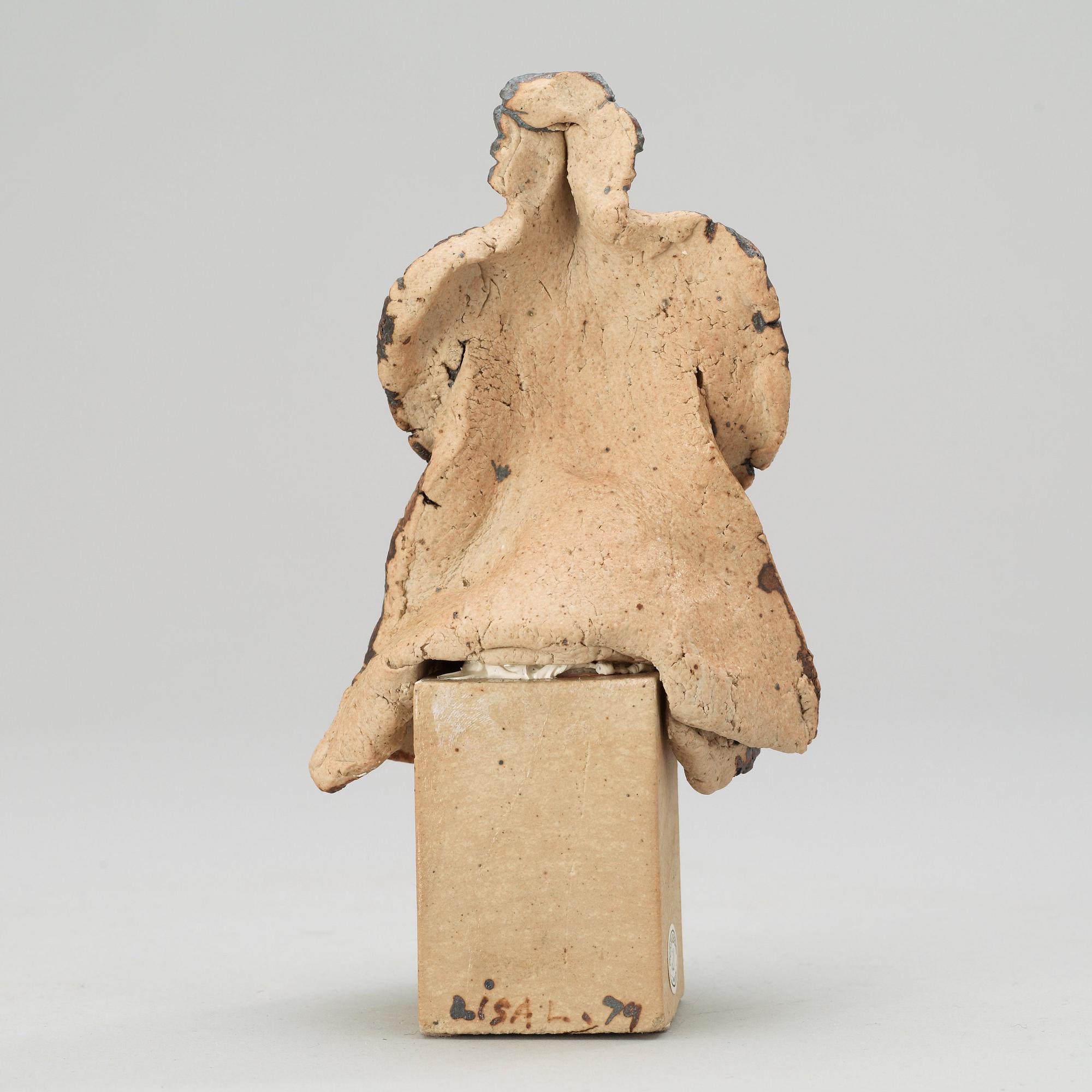 LISA LARSON, skulptur, Gustavsberg Studio 1979, unik.