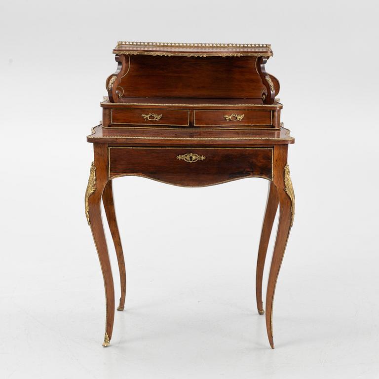 A desk with shelf, Rococo style, early 20th century.