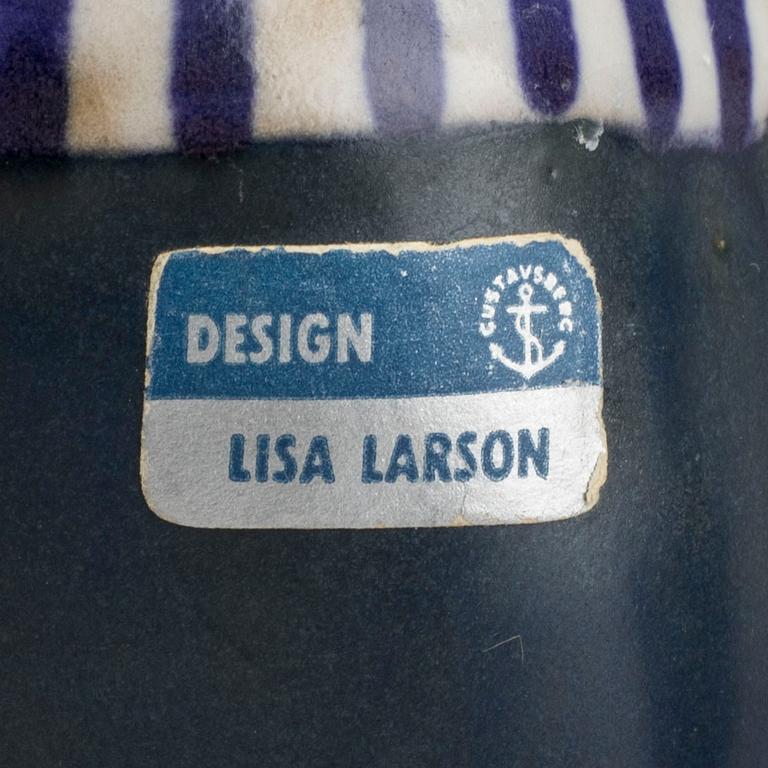 LISA LARSON, figuriner, 2 st, stengods.