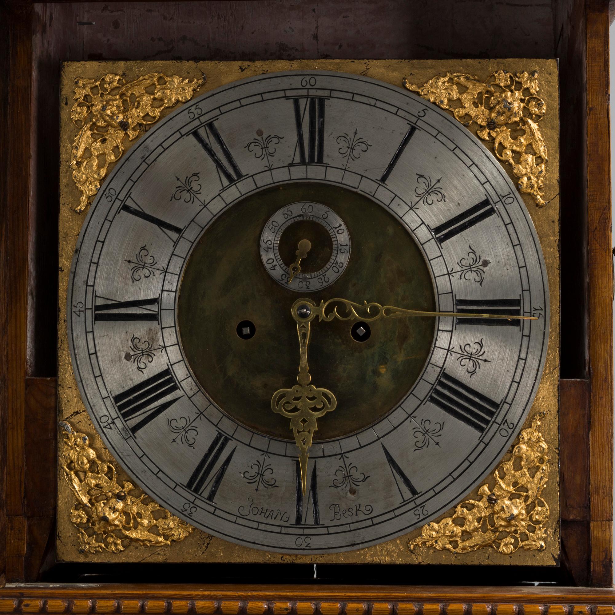 Grandfather clock. Gustavian 1700's.