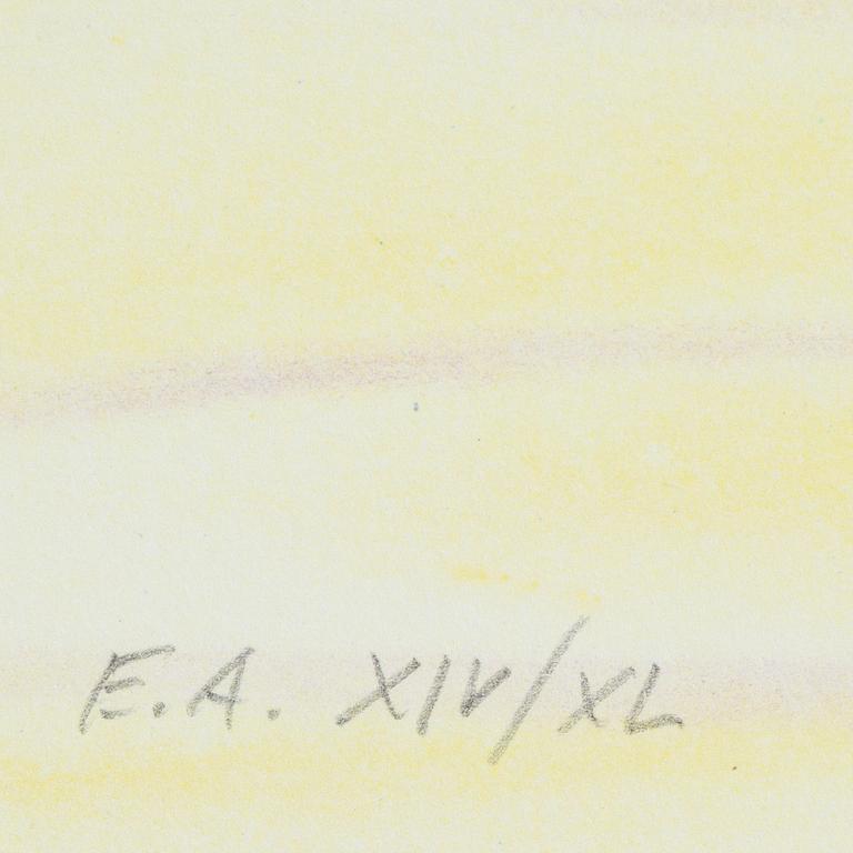 Lars Jonsson, portfolio "Strandspeglingar" with 5 lithographs in colour, signed EA XIV/XL.