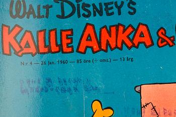 KALLE ANKA & Co. FROM 1960 AND SOME FROM 1961.