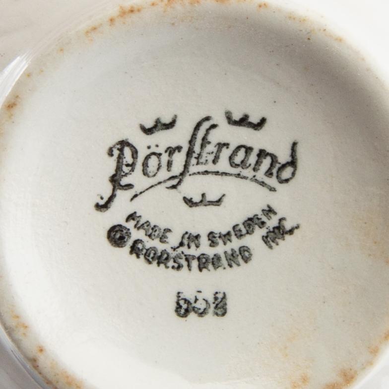 Hertha Bengtson, service pieces, 41 pieces, "Blue Fire", Rörstrand.