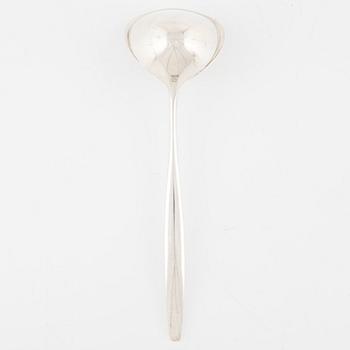 Georg Jensen, såssked, silver, "Cypress", Danmark efter 1945.