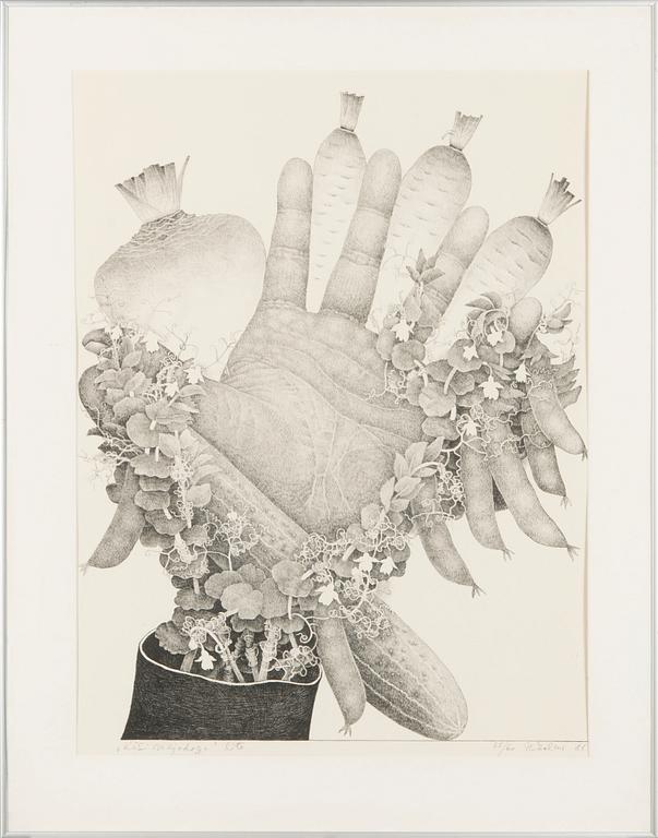 Herald Eelma, litografi, signerad och daterad -82, numrerad 35/60.