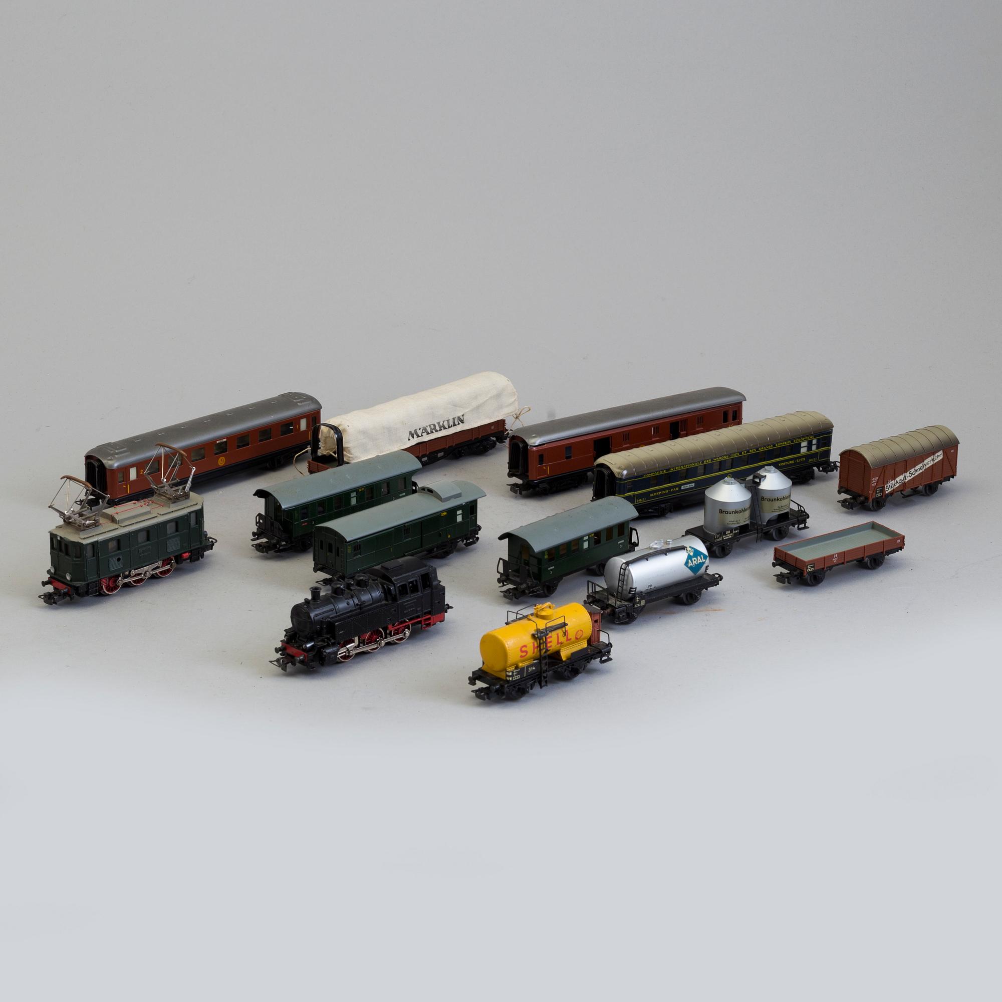 MÄRKLIN TRAIN-SET. 1950s/60s.