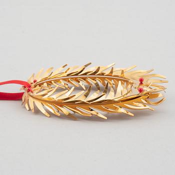 A set of eight Christmas decorations, Georg Jensen, Denmark.