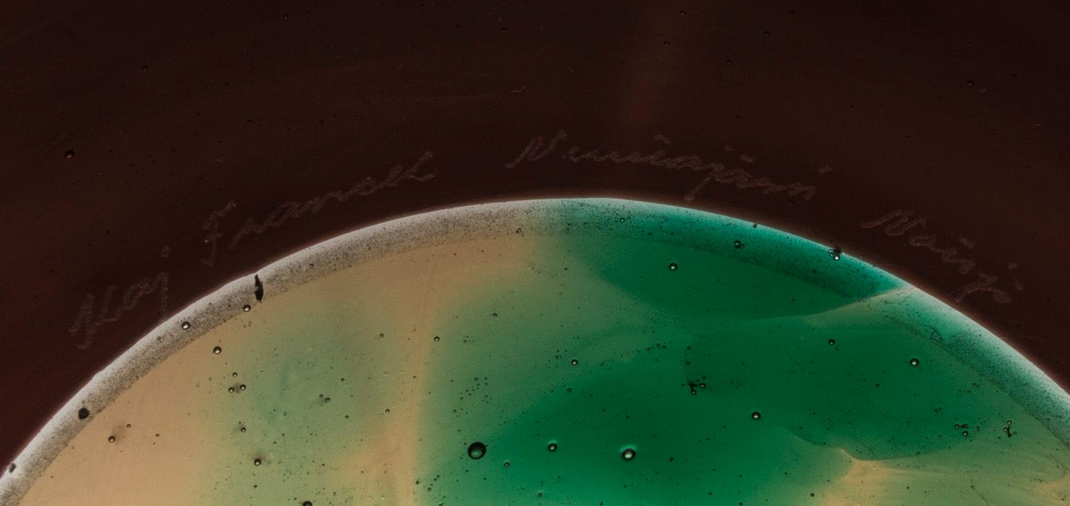 KAJ FRANCK, RENGASLAUTANEN. Sign. Kaj Franck Nuutajärvi Notsjö. 1960-luvun loppu.