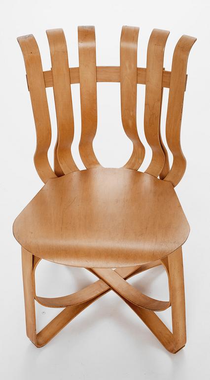 STOL, "Hat Trick Chair", Frank Gehry, Knoll International, 1992.