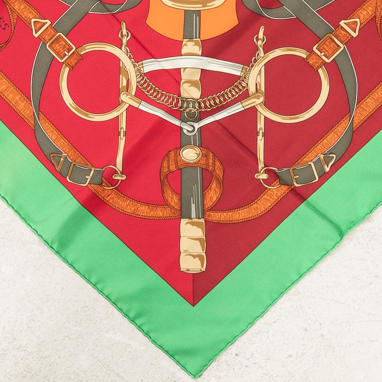 Hermès, scarf "Eperon D'or".