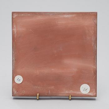 RUT BRYK, KERAMIKRELIEF. Sign. Bryk, P3/II Arabia. Sent 1950-tal.