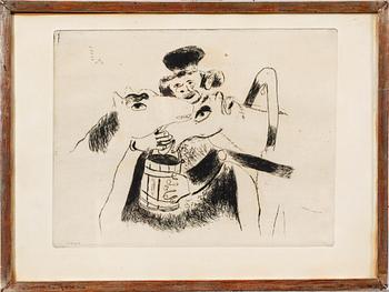 MARC CHAGALL, etching, signed in the plate.