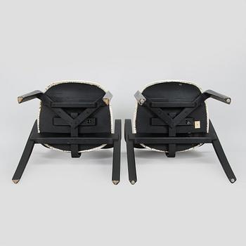 Ilmari Tapiovaara, a set of six 1960s 'Aslak' armchairs for Asko, Finland.