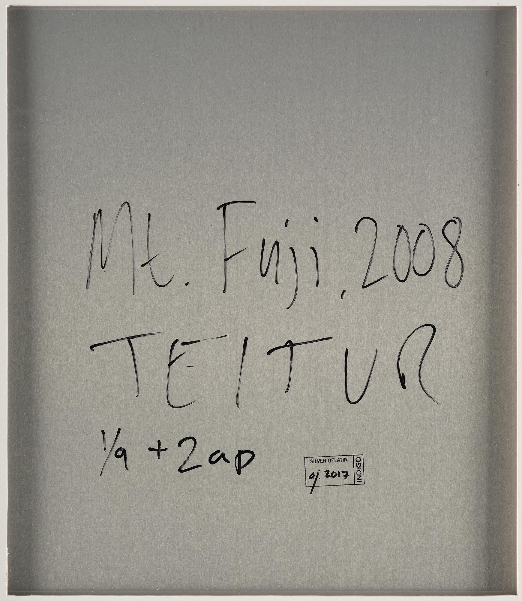 Teitur Ardal, "Mt Fuji", 2007.