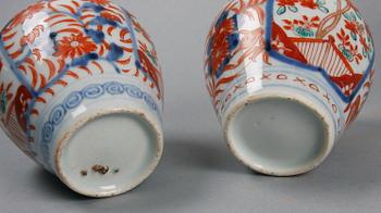 LOCKURNOR, 2 par, porslin, Kina, 1900-tal.