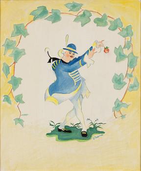 Einar Nerman, Sagoillustration.