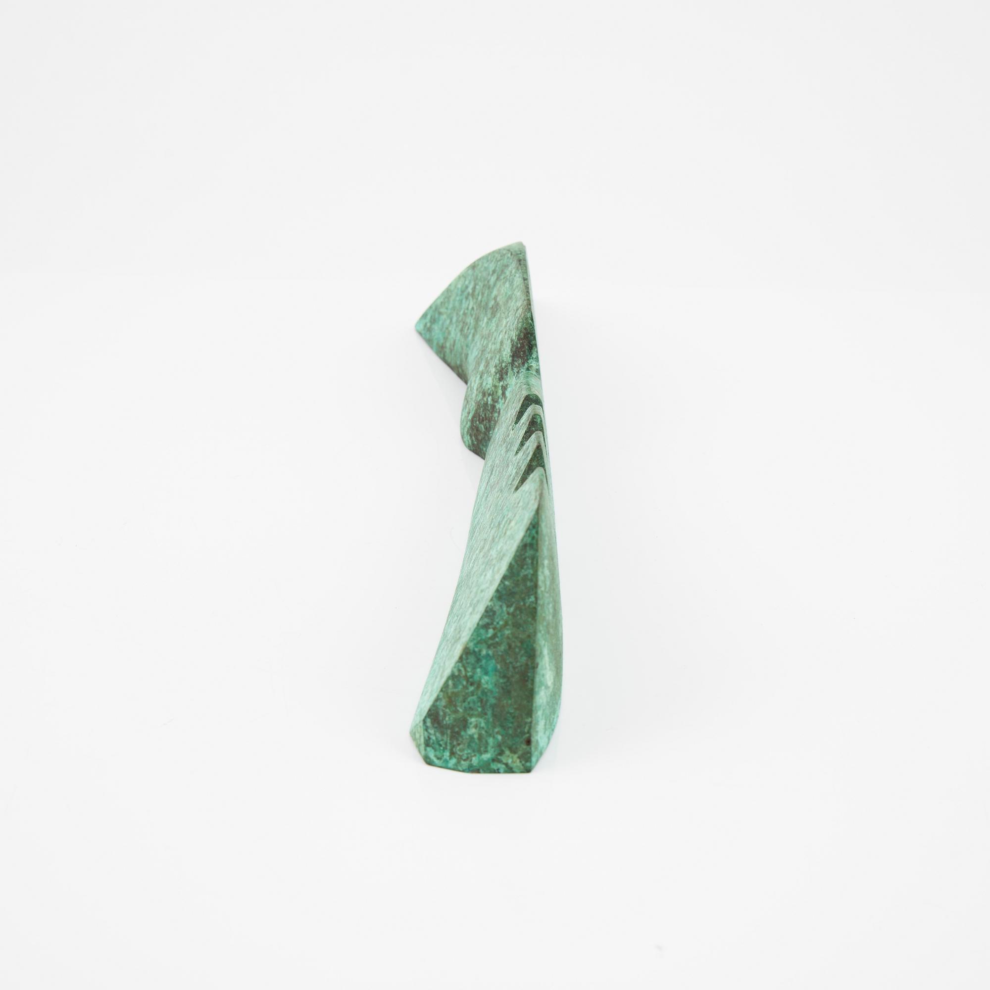Björn Selder, sculpture, unsigned, bronze.