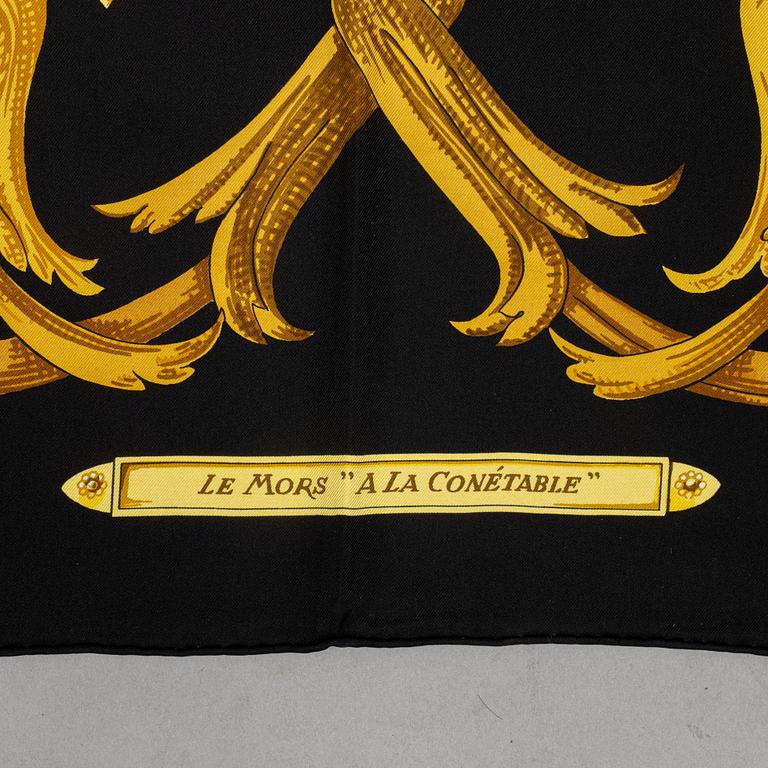 Hermès, scarf, "Le Mors A La Conétable".