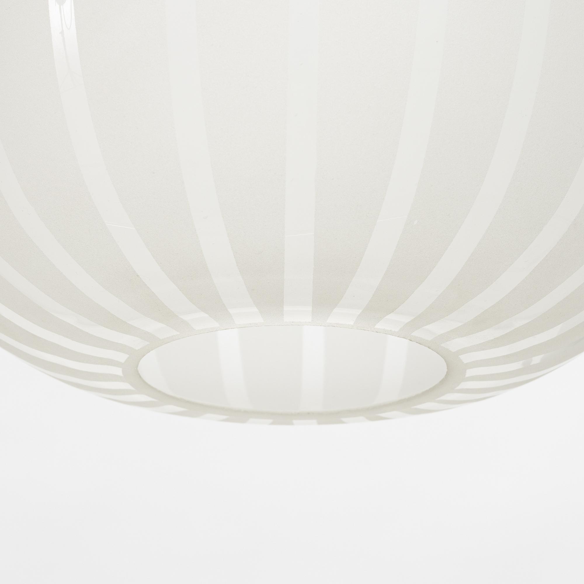 A Swedish Modern glass ceiling light, Orrefors, 1940's.