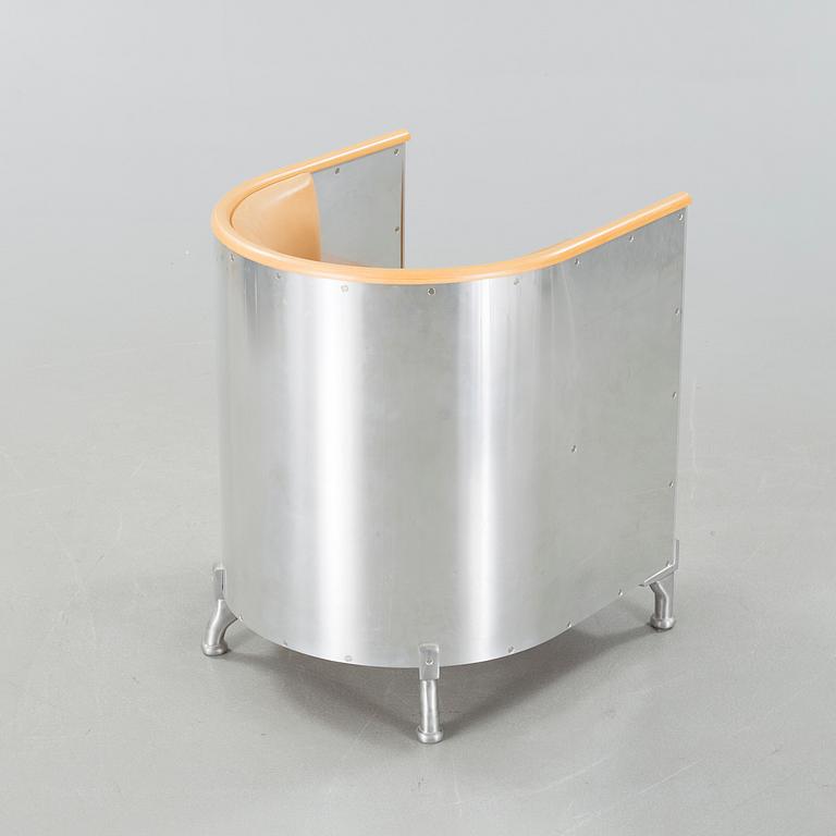An "Aluminium" chair, designed in 1990 by MAts Theselius for Källemo.