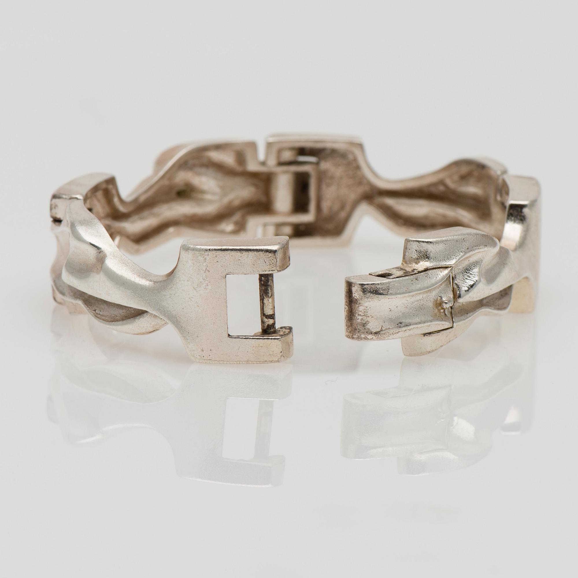 ARMBAND, silver, Lapponia 1975.