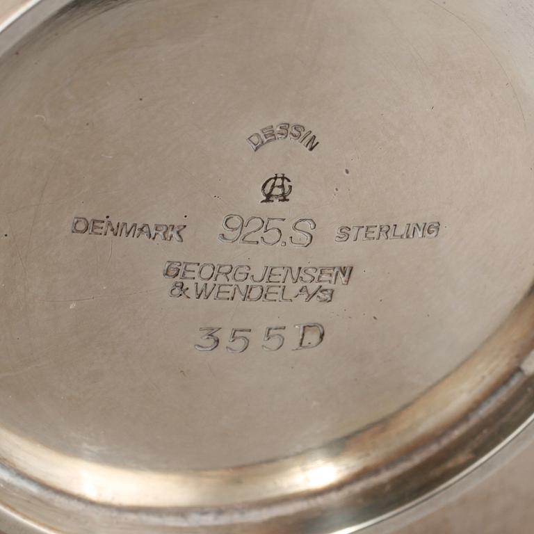 SKÅLFAT, silver, Georg Jensen & Wedel A/S, Danmark, 1900-talets andra hälft, vikt 60 g.