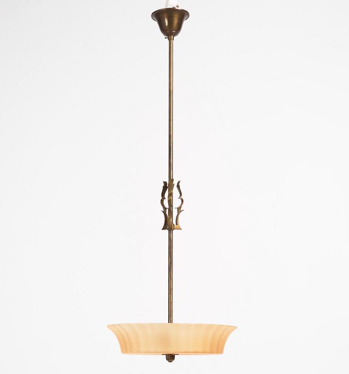 Erik Tidstrand, a ceiling lamp, model "27261", Nordiska Kompaniet, 1929-30.