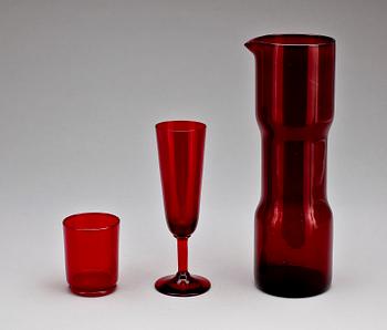 GLASSERVIS, 20 delar, Rejmyre, 1900-talets mitt.