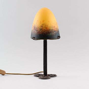 BORDSLAMPA, Charles Schneider, Le Verre Francais, Frankrike, 1900-talets första hälft.