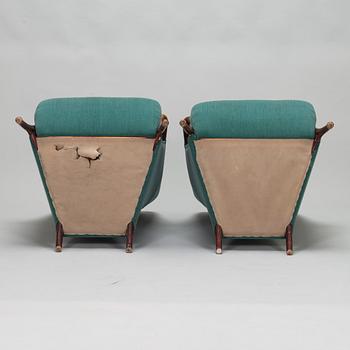 Umberto Asnago, a pair of 'Progetti 63220' armchairs, Giorgetti, Italy, 1980s.