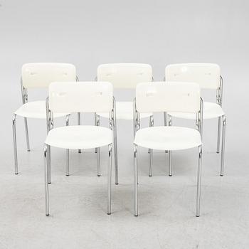 Niels Gammelgaard/ Box 25 Arkitekter, stolar, 5 st, "Folke", IKEA, 1970-tal.