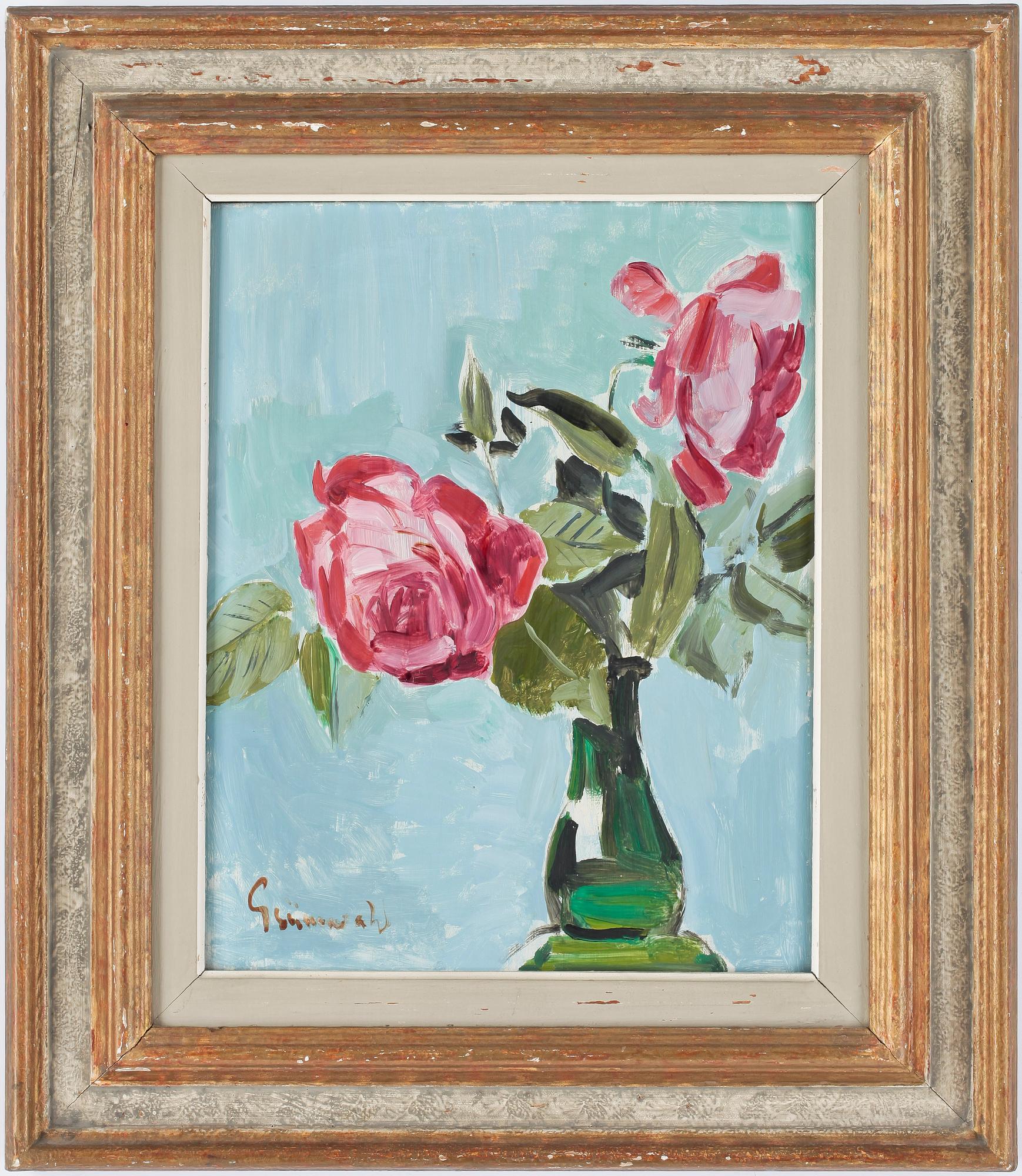 ISAAC GRÜNEWALD. Olja på pannå. Sign Grünewald.