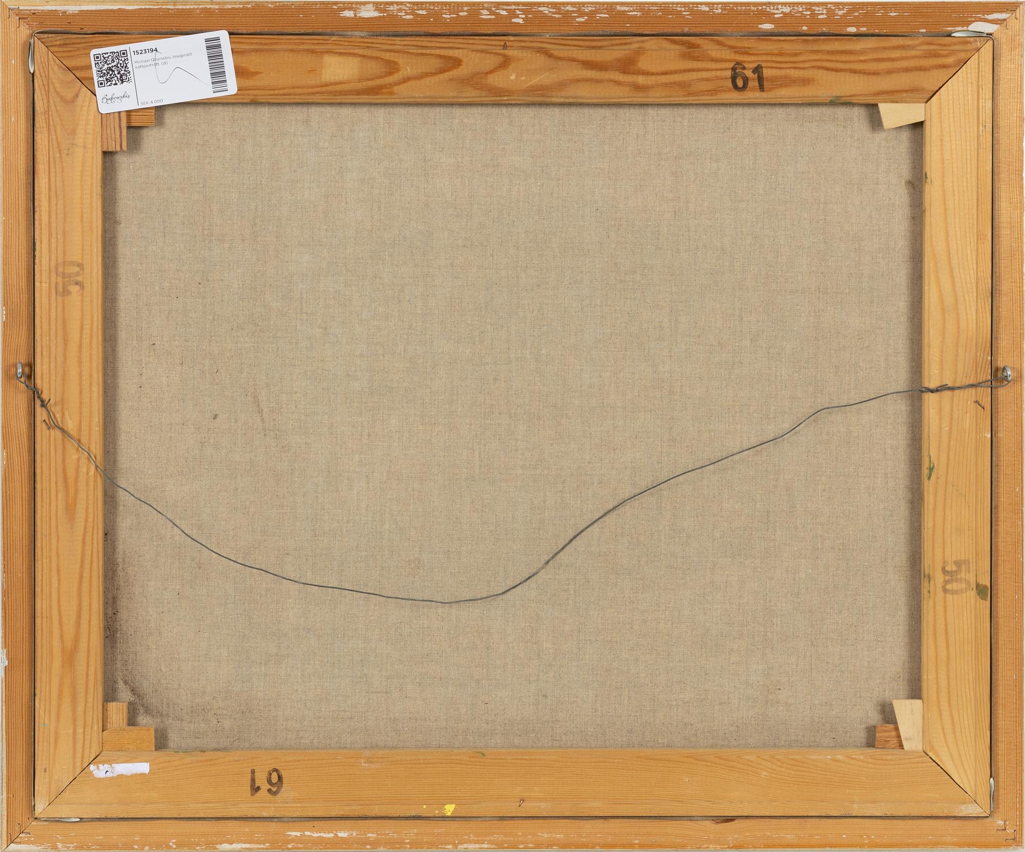 Michael Qvarsebo, Imaginärt kattporträtt.