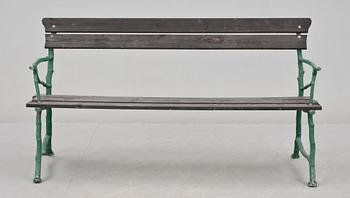 TRÄDGÅRDSSOFFA, gjutjärn, 1900-tal.