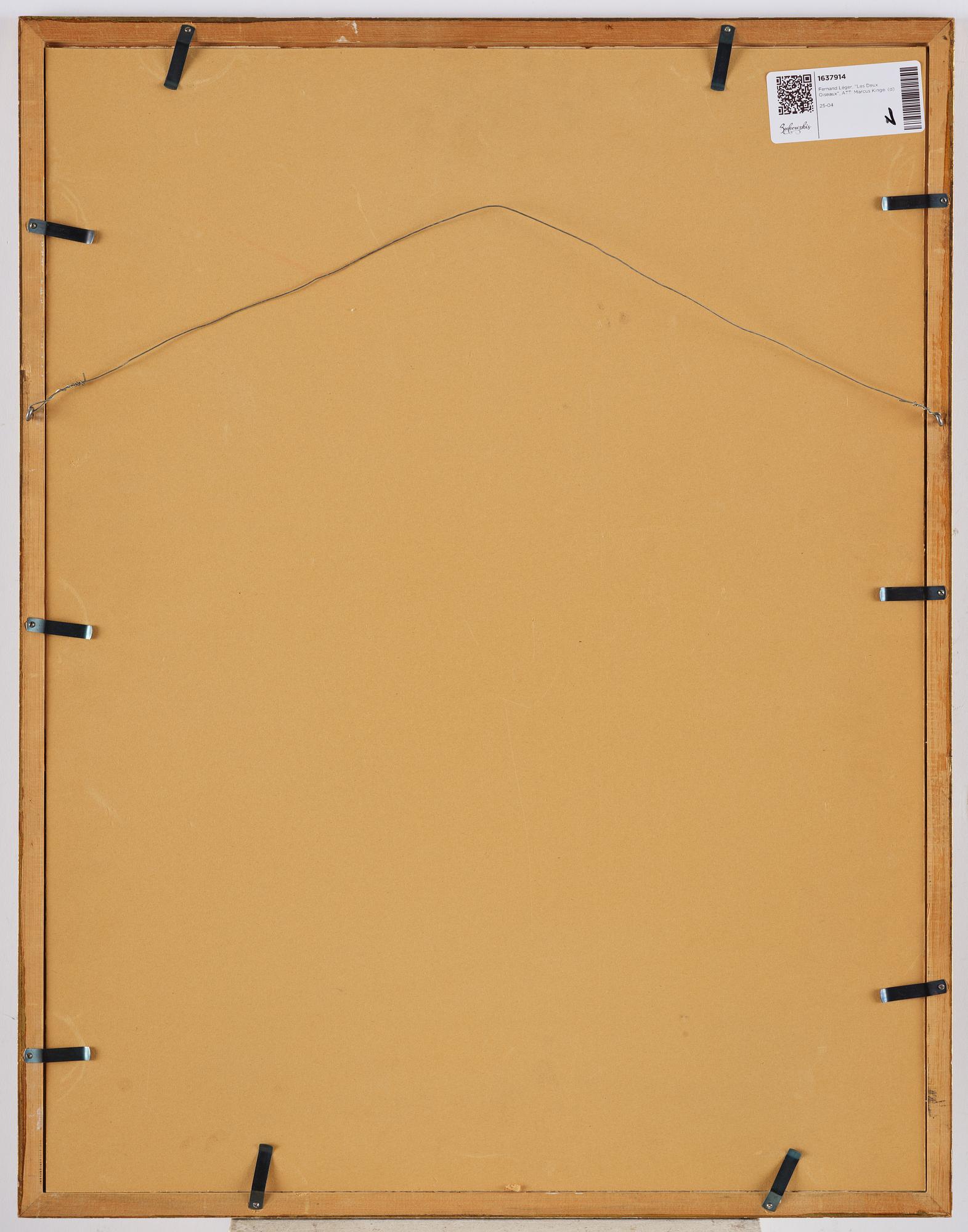 Fernand Léger, After, "Les Deux Oiseaux".