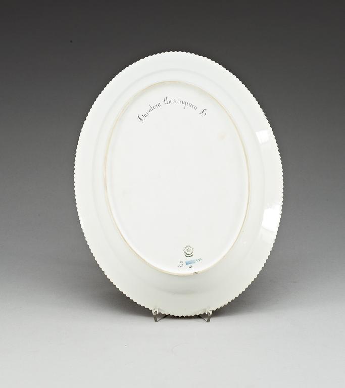 A Royal Copenhagen 'Flora Danica' dish, 20th Century.